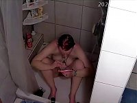 Caught in the shower masterbating 